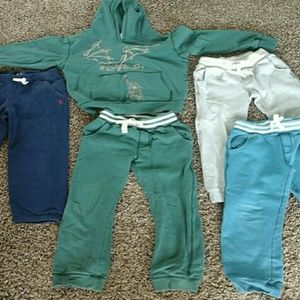 Lot of boys sweat pants and sweatshirt  sz 7